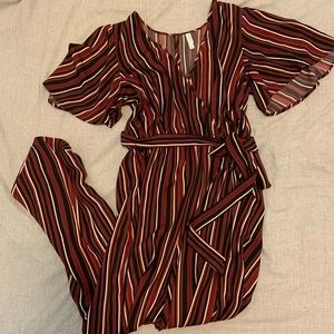 ‼️LAST CHANCE‼️ Striped shirt sleeve jumper.